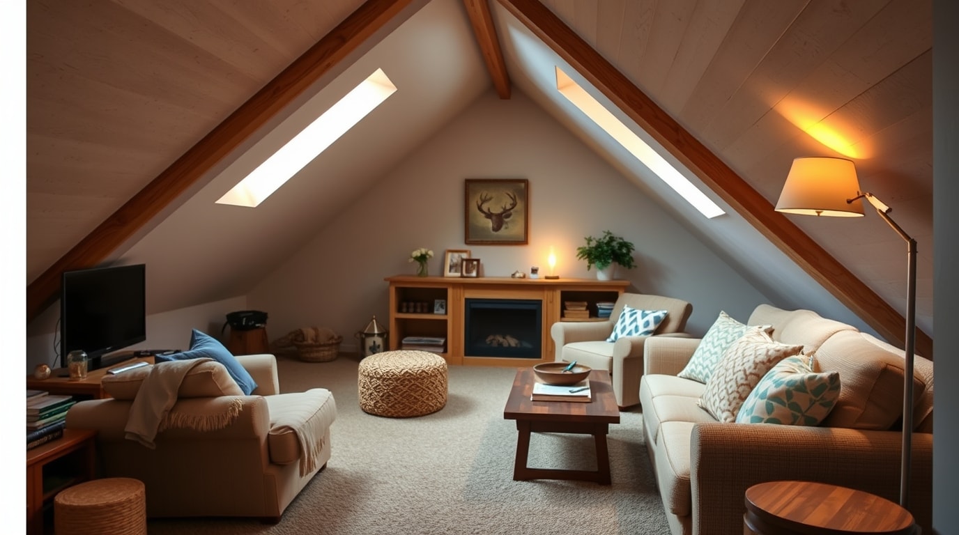 Dachgeschossausbau mit Charme zu einer hellen und modernen Wohnung