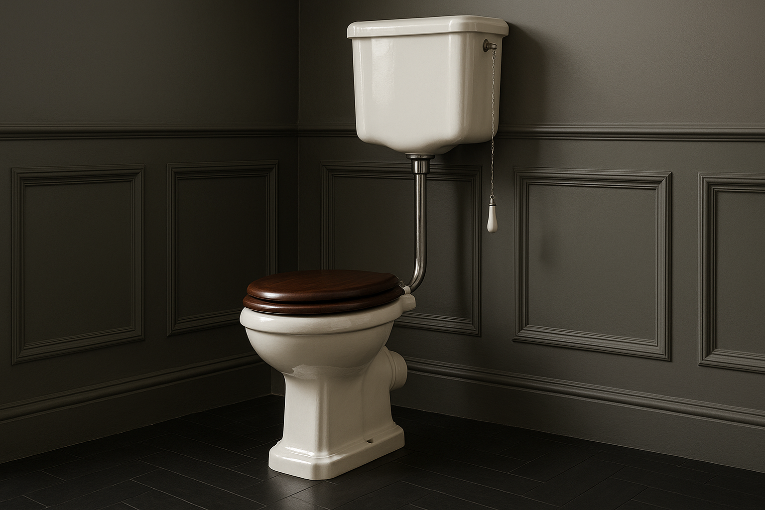 Retro-Stil im Badezimmer: Toilette