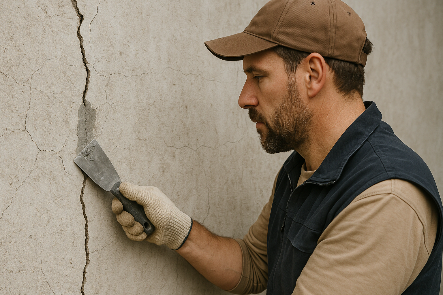 Wände und Decken reparieren