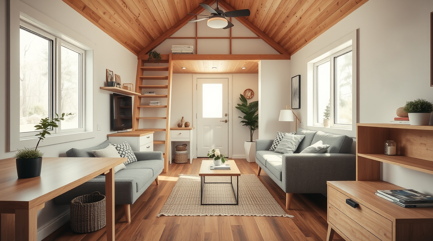 Tiny-House mit Fußbodenheizung