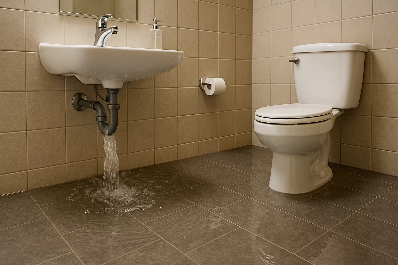 Wasserschaden im Bad