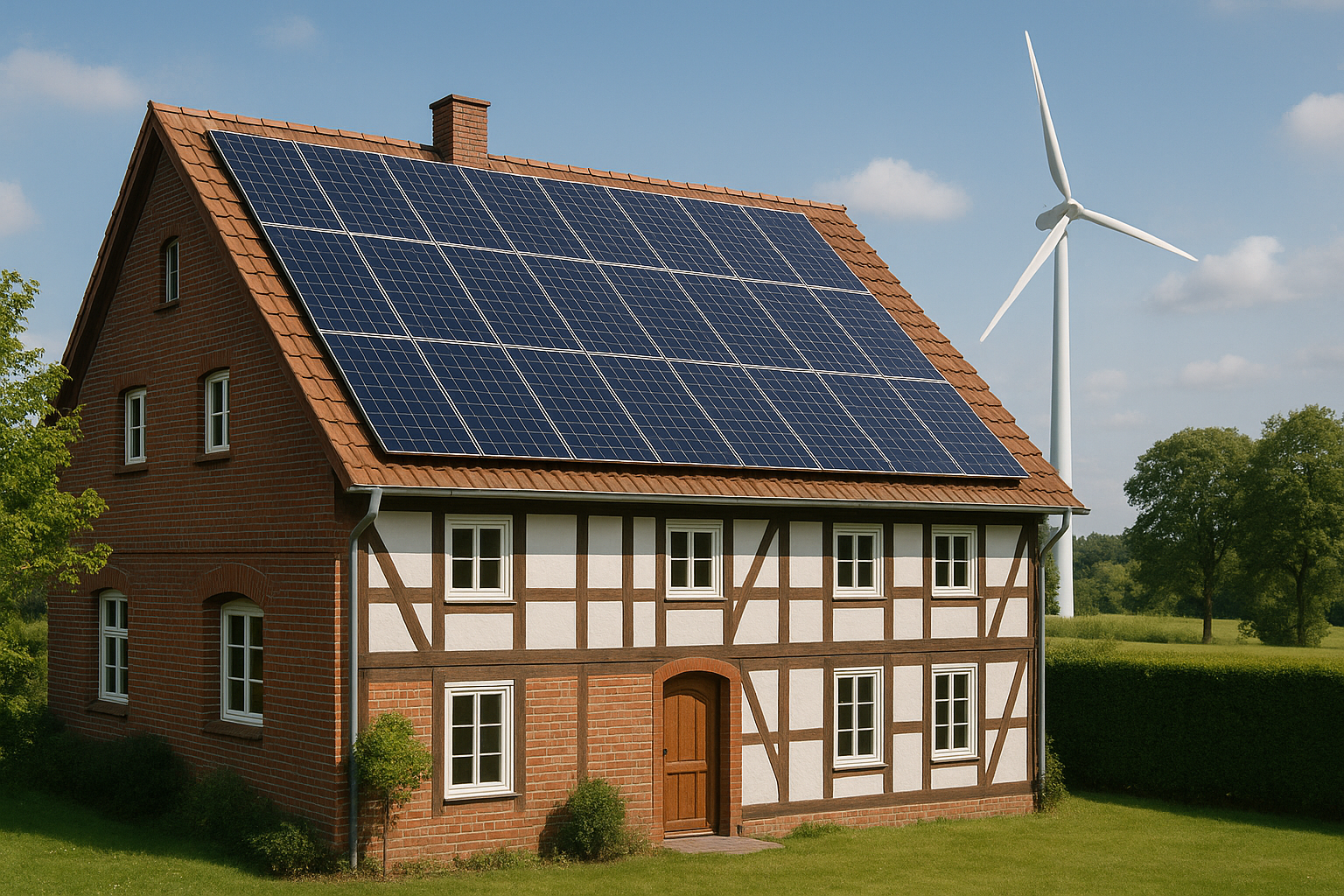 Verwandlung eines Bauernhauses in ein modernes Einfamilienhaus