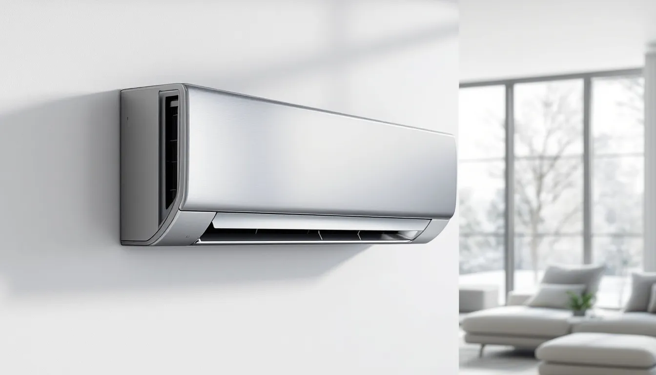 Ein Multi Split Klimagerät mit Inverter Technologie, das in einem modernen Raum installiert ist.