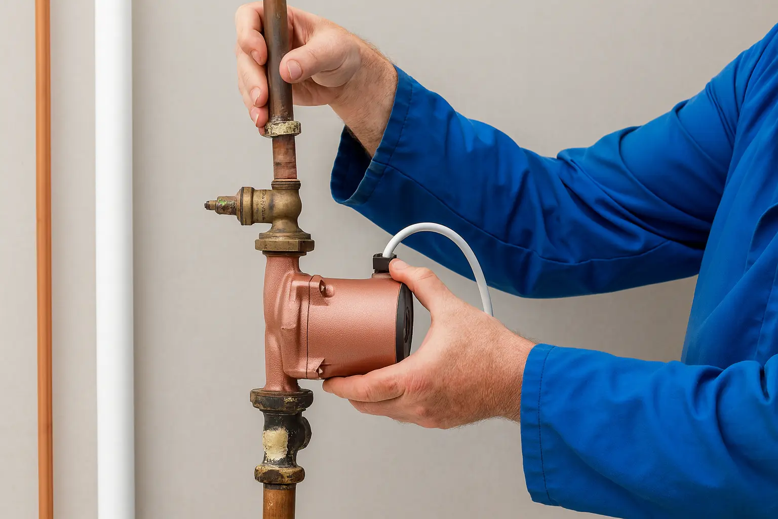 Installation einer Zirkulationspumpe