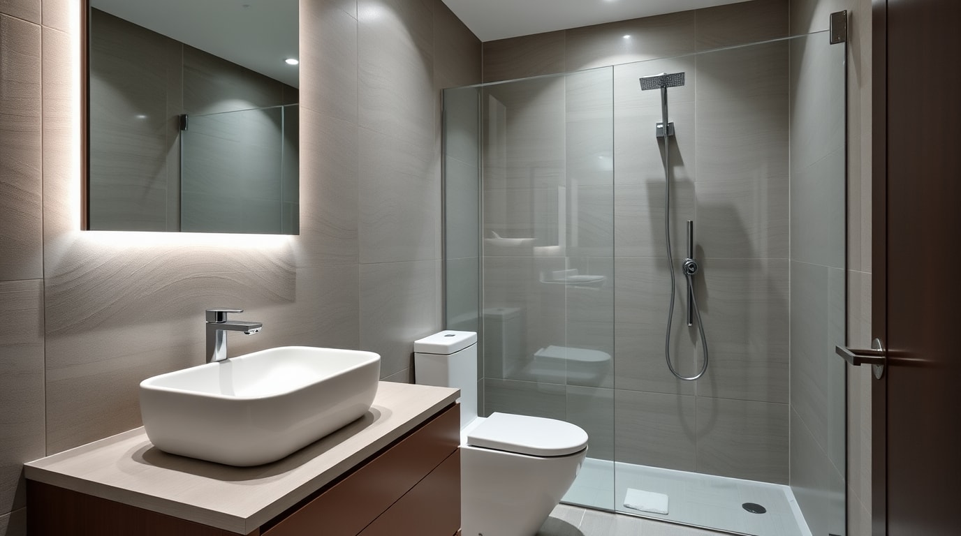 Kleines Badezimmer mit cleveren Farbkonzepten und Möbelwahl optimal gestalten