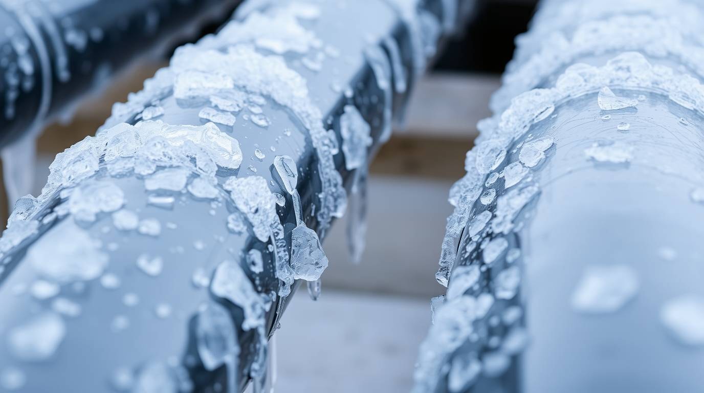 Wasserrohrisolierung mit Schutz vor Kondensation und Feuchtigkeitsschäden