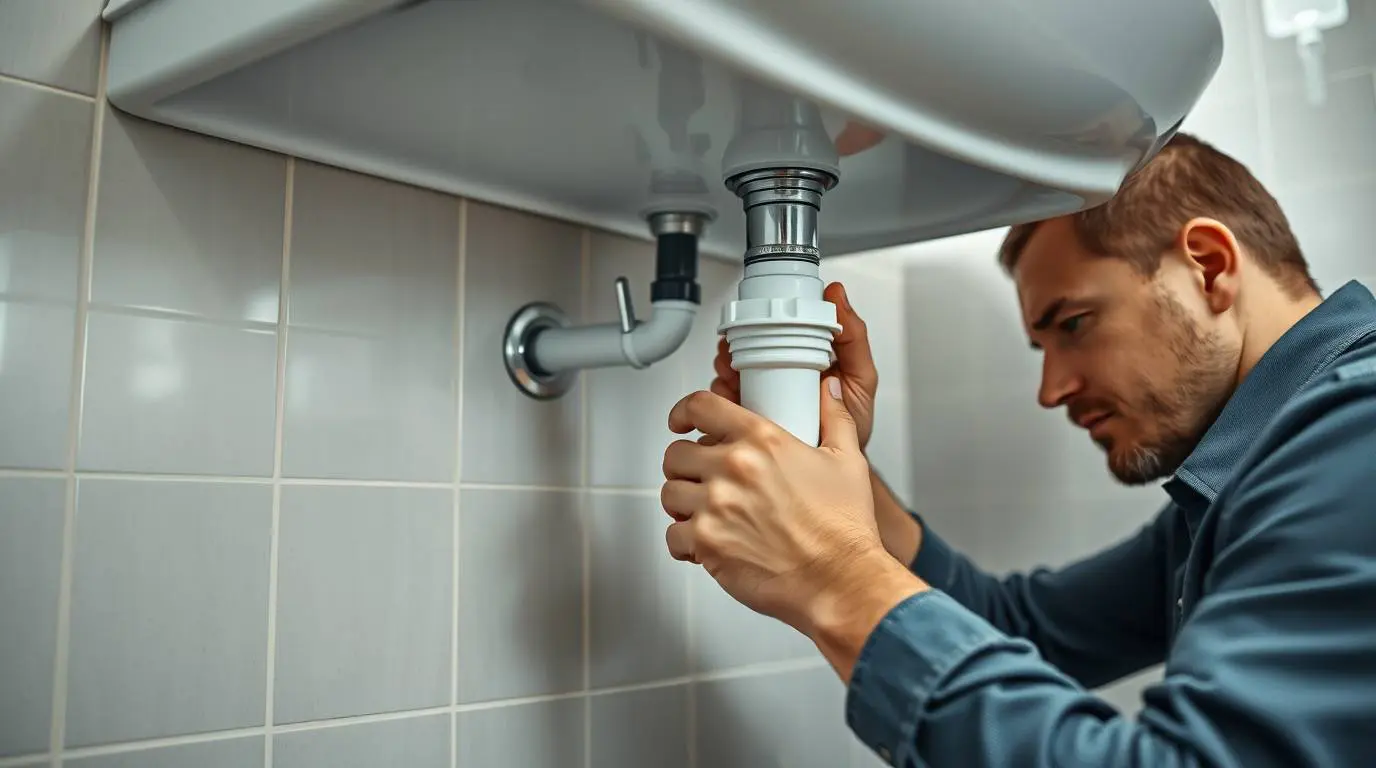 Austausch eines Waschbeckens im Badezimmer